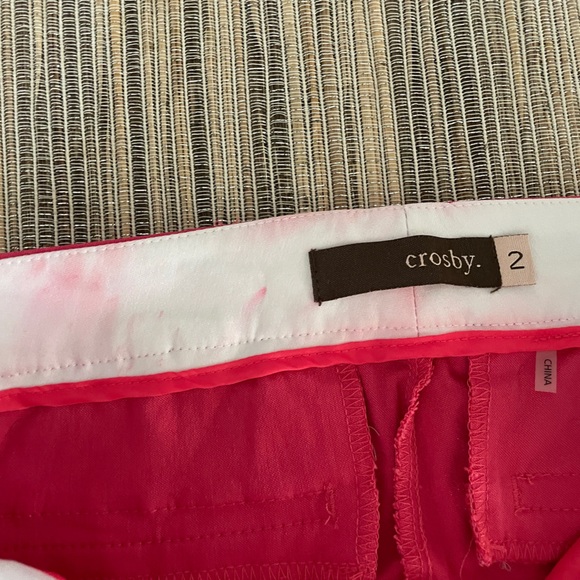 Crosby Pants Women’s Size 2 Hot Pink Cotton Stretch NEW - Picture 12 of 14